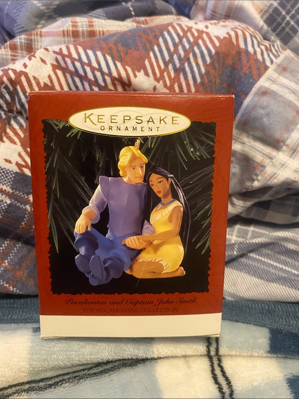 Vintage 1990’s Hallmark Keepsake Ornament Pocahontas & Captain John Smith